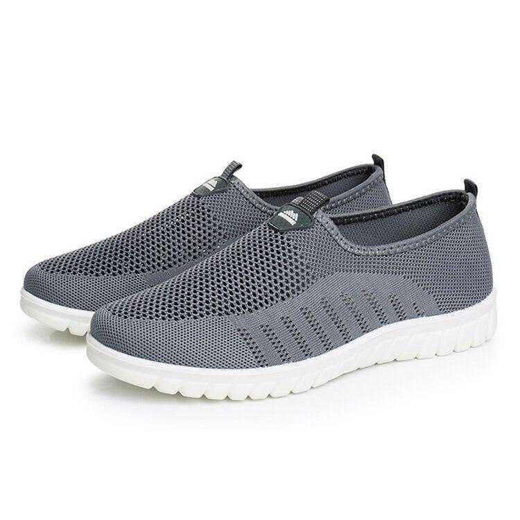 Herre Pustende Mesh Myke Såler Casual Walking Loafers