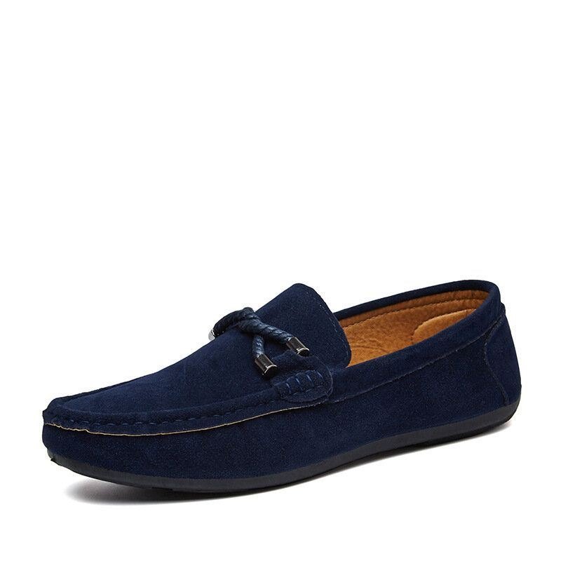 Herre Soft Soled Driving Canvas Slip On Casual Loafers Sko