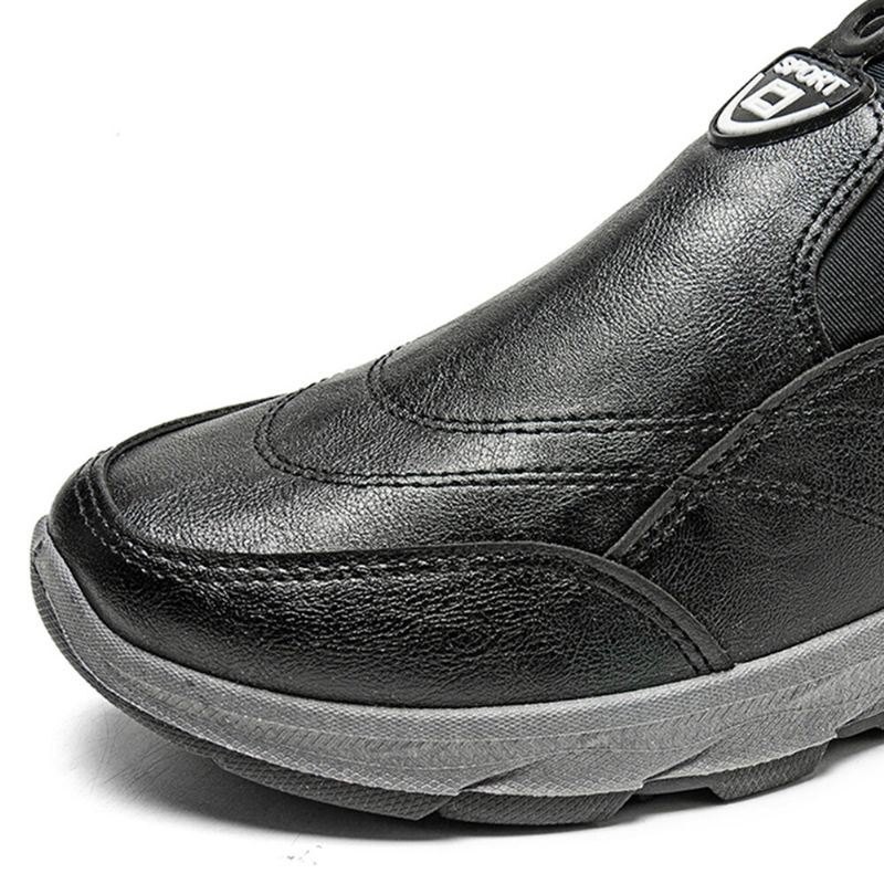 Herre Vanntett Sklibestandig Varm Plysjfôr Slip On Casual Sko