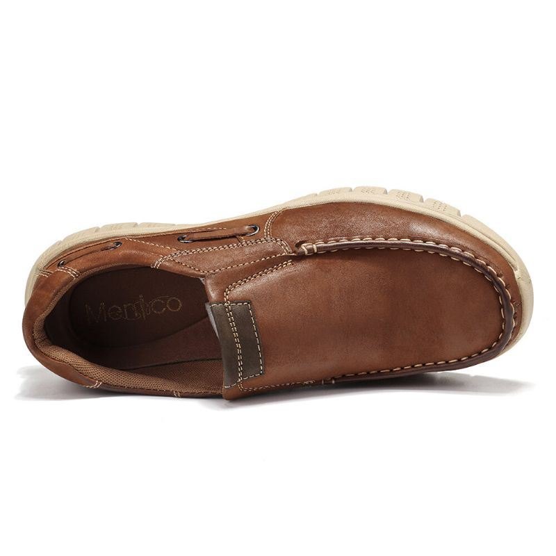 Men Comfy Lett Myk Såle Slip On Båtsko