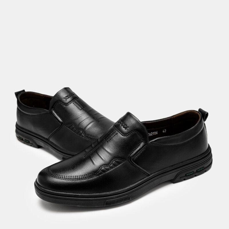 Pustende Gummisåle For Herre Slip On Casual Business Sko