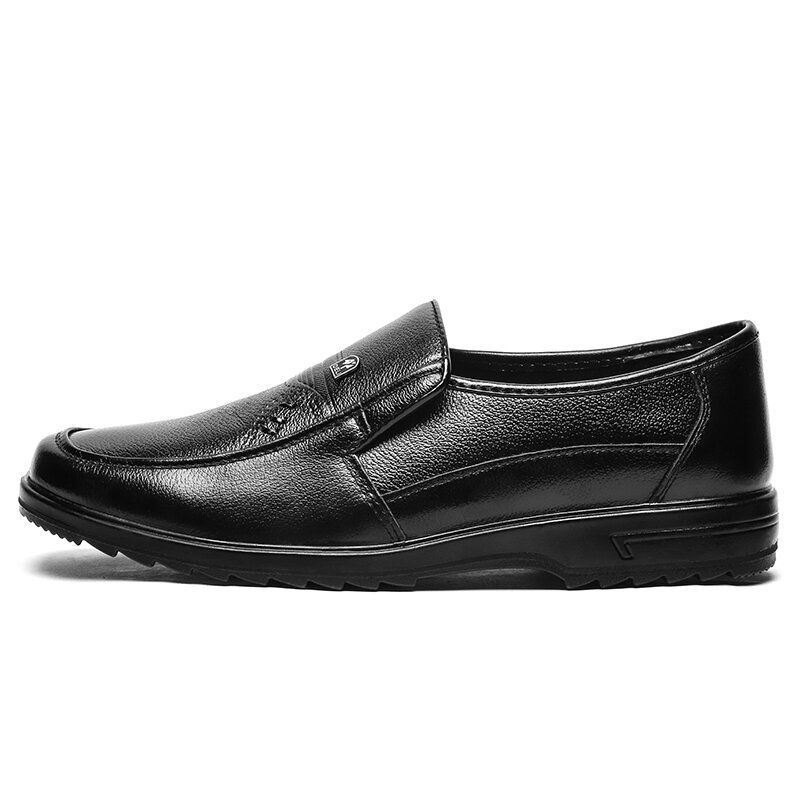 Sklisikker Herre Komfortable Slip On Business Casual Sko