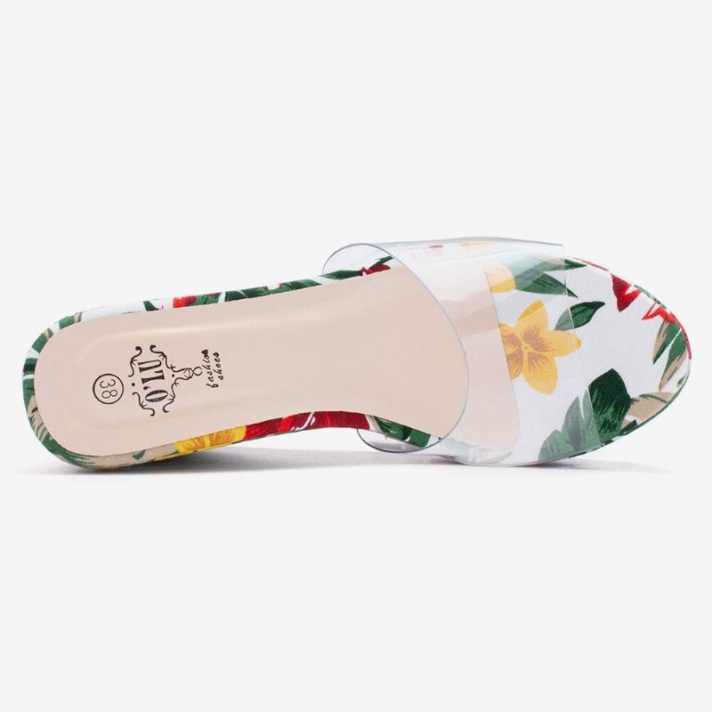 Dame Summer Clear One Strap Kiler Hælsandaler