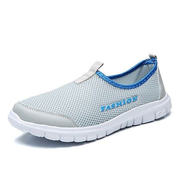 Herre Pustende Mesh Slip On Casual Joggesko