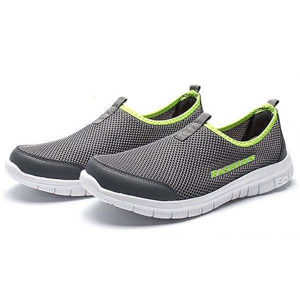 Herre Pustende Mesh Slip On Casual Joggesko