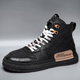 Men High Top Vanntette Sklisikker Comfy Casual Sneakers