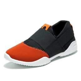 Pustende Elastiske Bnad Slip On Casual Joggesko