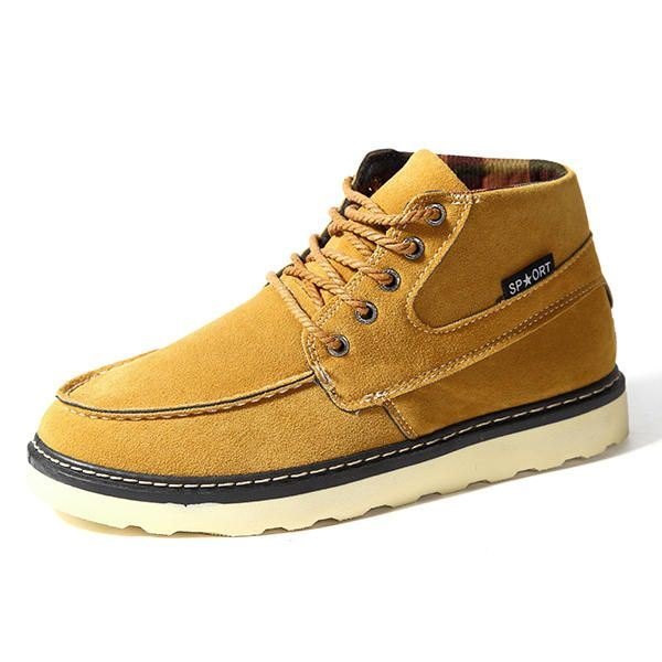 Herre Komfortable Casual High Top Outdoor Suede Boots