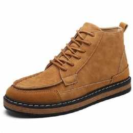 Herre Komfortable Suede Leather High Top Boots