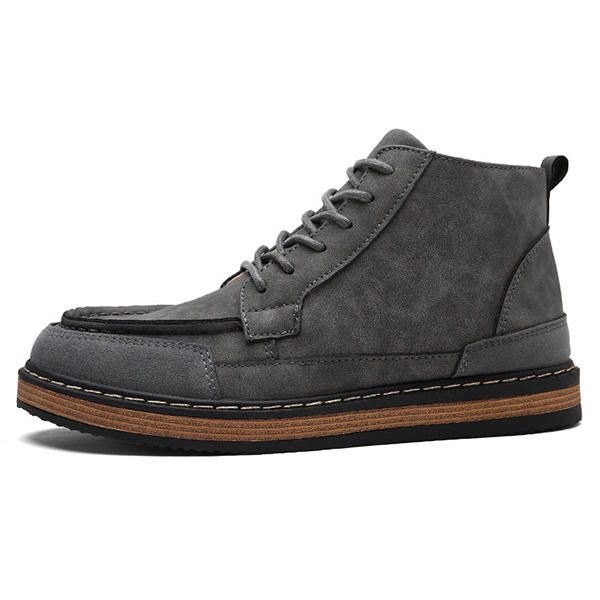 Herre Komfortable Suede Leather High Top Boots