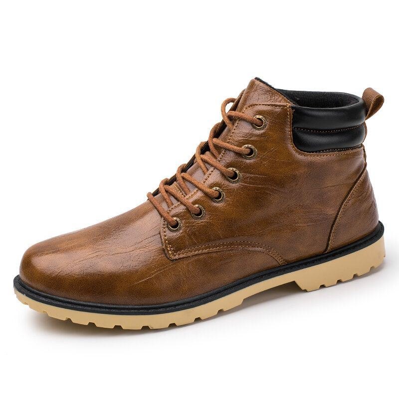 Herre Retro Outdoor Comfy Sklisikre Casual Tooling Boots