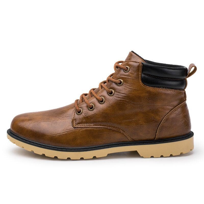 Herre Retro Outdoor Comfy Sklisikre Casual Tooling Boots