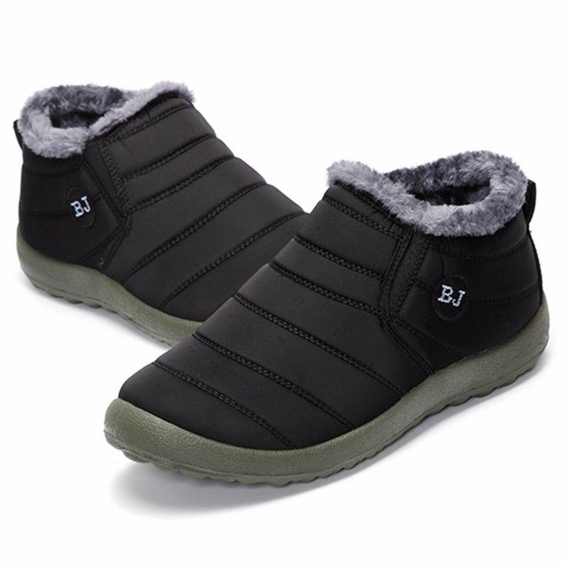 Herre Vinter Bomull Varmfôret Casual Outdoor Snow Boots