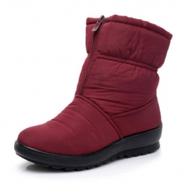 Vanntett Glidelås For Dame Snø Mid Calf Boots