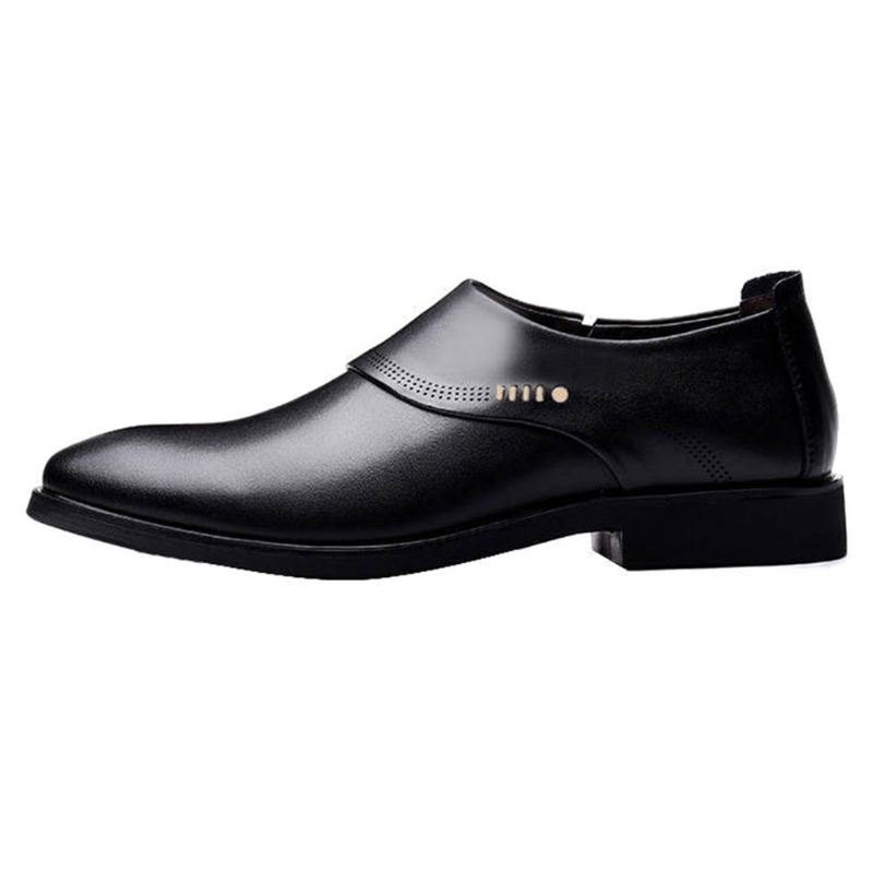 Herre Business Comfy Myk Såle Slip On Formelle Skinnsko