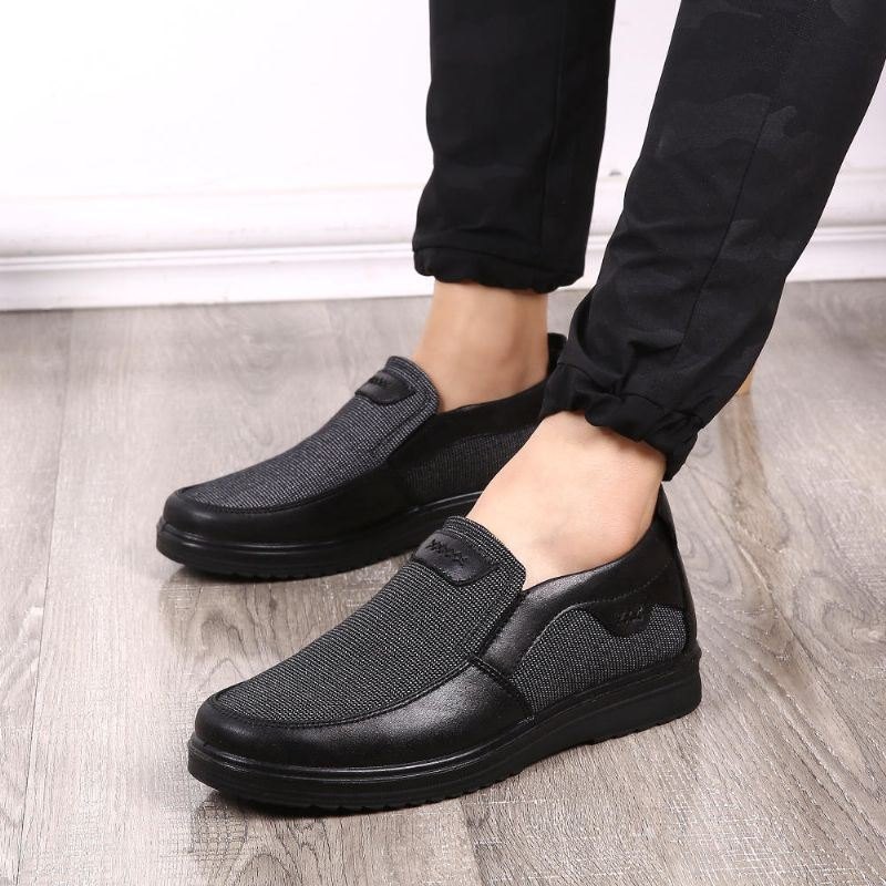 Herre Casual Daily Microfiber Dress Shoes Business Oxfords