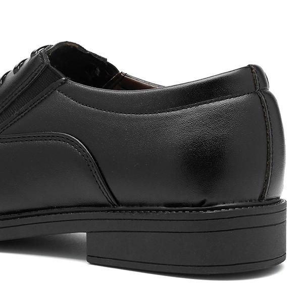 Herre Comfy Casual Business Elastisk Bånd Pu Lær Slip On Formelle Sko