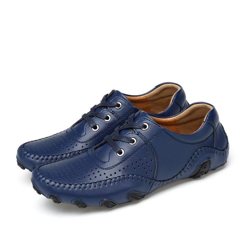 Herre Kuskinn Sklisikre Casual Oxfords