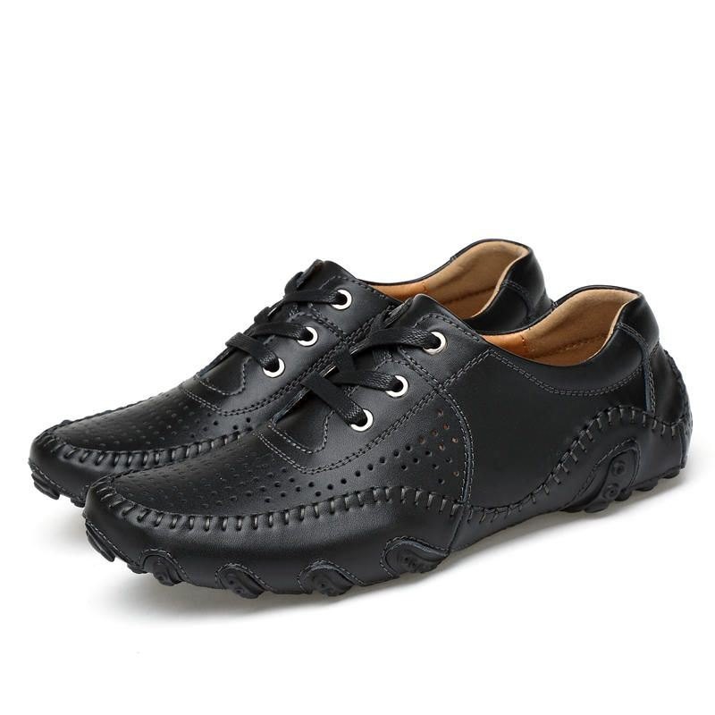 Herre Kuskinn Sklisikre Casual Oxfords