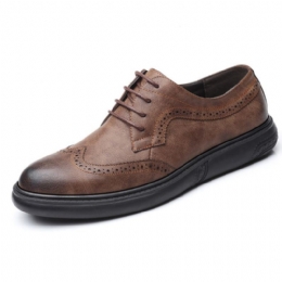 Herre Microfiber Casual Business Oxfords