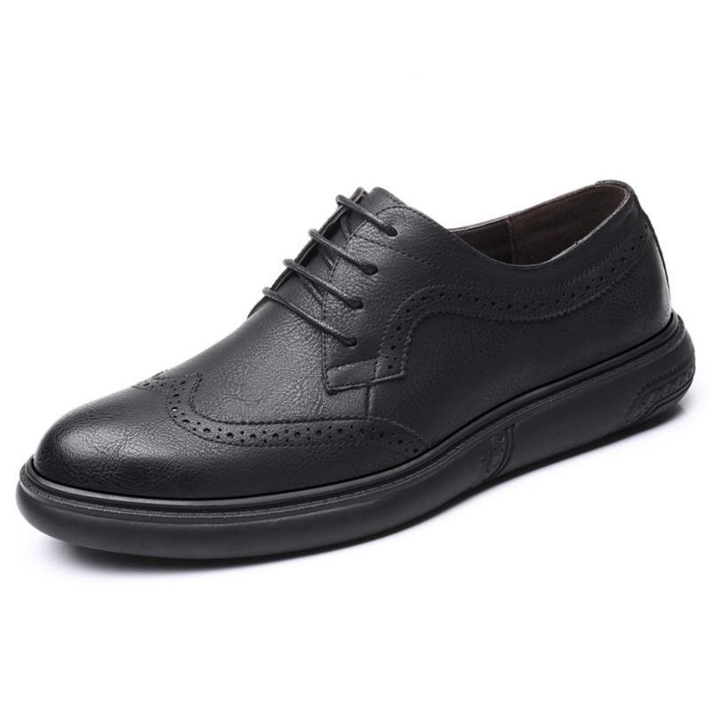 Herre Microfiber Casual Business Oxfords