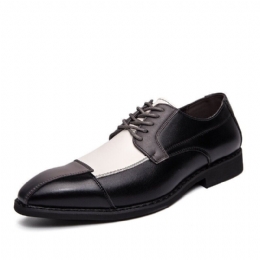 Herre Pu Leather Stilig Oxfords Business Dress Sko