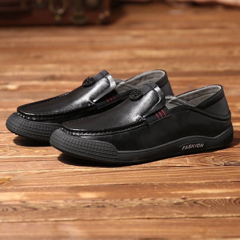 Herre Pure Color Casual Myk Kjøring Walking Loafers