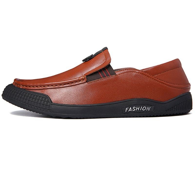 Herre Pure Color Casual Myk Kjøring Walking Loafers