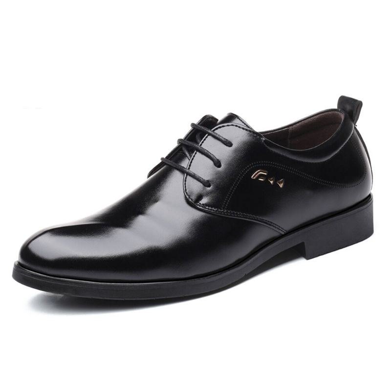 Herre Stor Størrelse Myke Kontorsko Casual Business Leather Oxfords