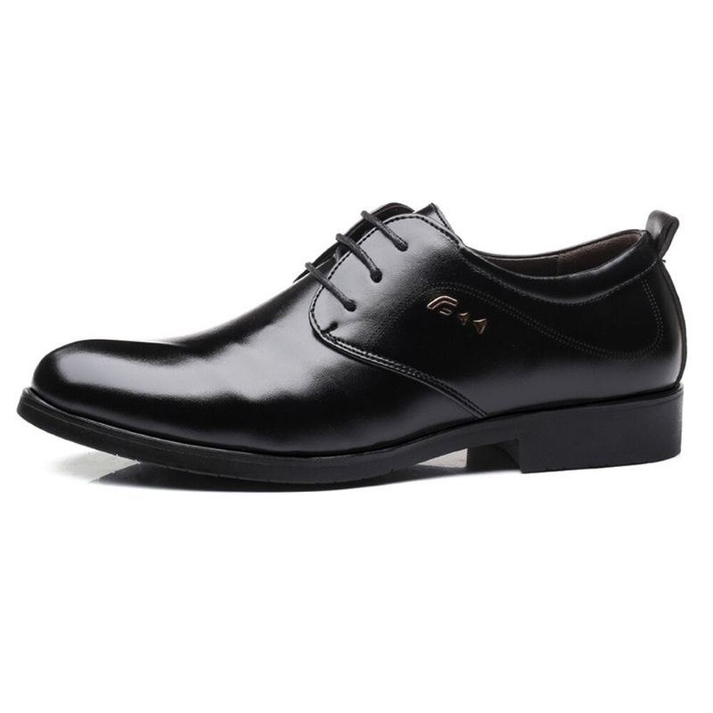 Herre Stor Størrelse Myke Kontorsko Casual Business Leather Oxfords