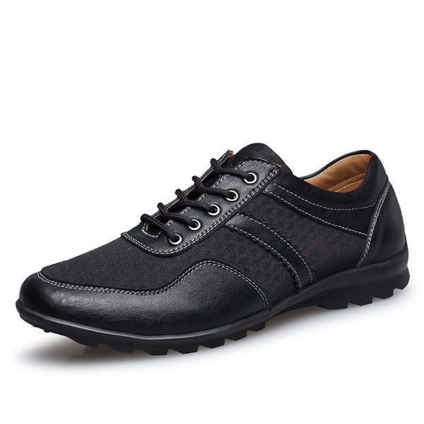 Mesh Men Casual Leather Oxfords