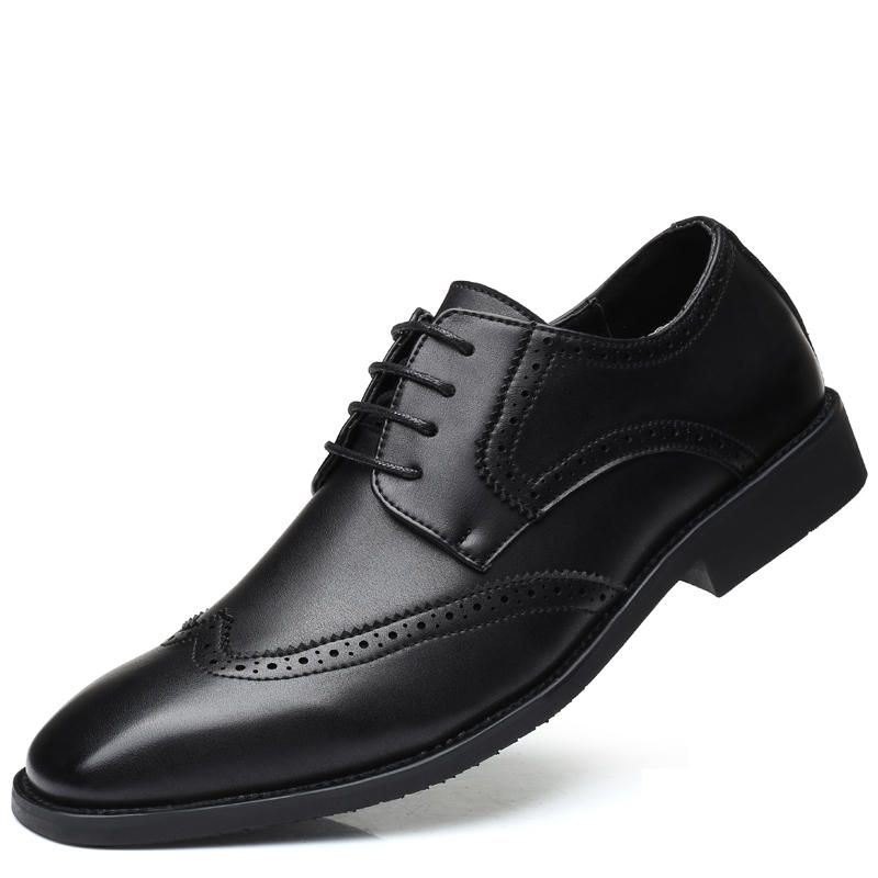 Stor Størrelse Herre Brogue Oxfords Normal Business Dress Sko