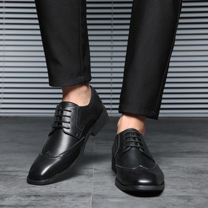 Stor Størrelse Herre Brogue Oxfords Normal Business Dress Sko