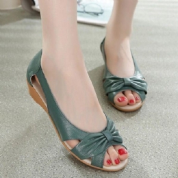 Butterfly Knot Hollow Out Causal Flats For Women