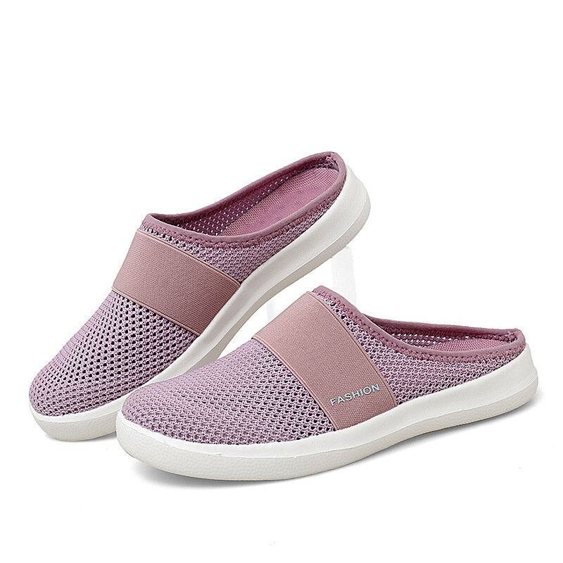 Dame Casual Fashion Mesh Komfortable Slip-on Loafers