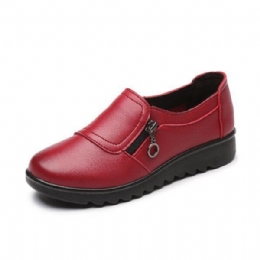 Dame Casual Leather Slip On Outdoor Flat Loafers