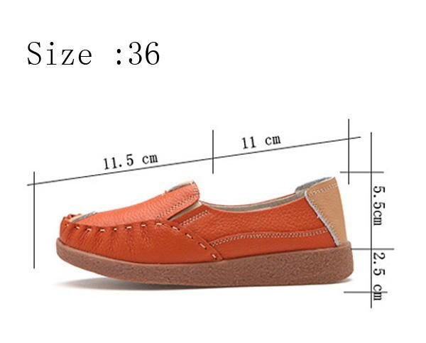 Dame Høst Flats Myk Sloe Rund Toe Sko Fargematchende Flat Loafers