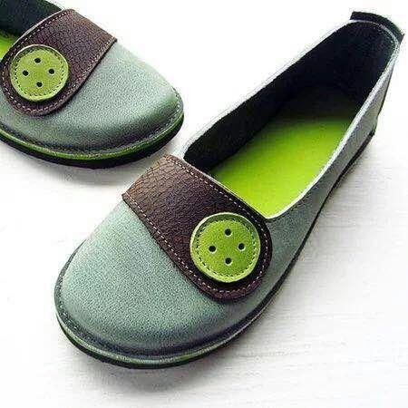 Dame I Stor Størrelse Skjøtedekor Komfortabel Slip On Casual Flats