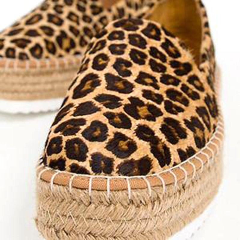 Dame Semsket Espadrilles Straw Braided Platform Loafers