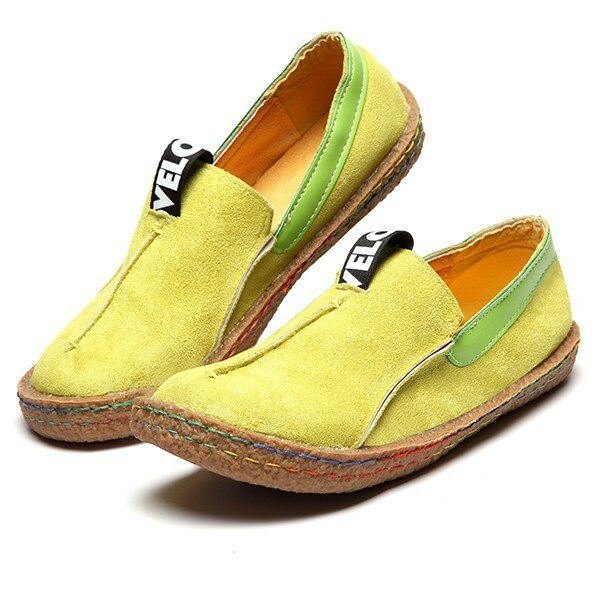 Dame Soft Sole Pure Colour Flat Loafers