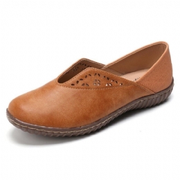 Dame Stikking Slip Resistant Casual Slip On Flats