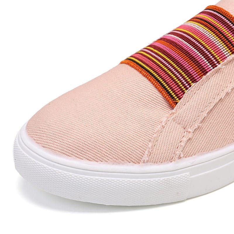 Dame Stor Størrelse Dame Komfortable Slip On Flat Casual Loafers