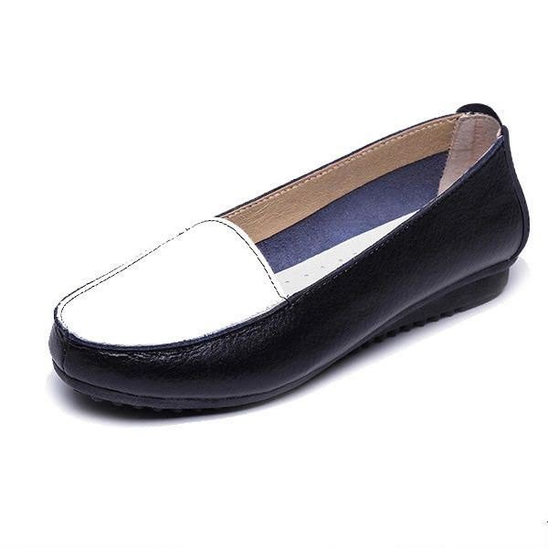 Damemote Høst Flats Slip On Myk Såle Sko Anti-skli Loafers