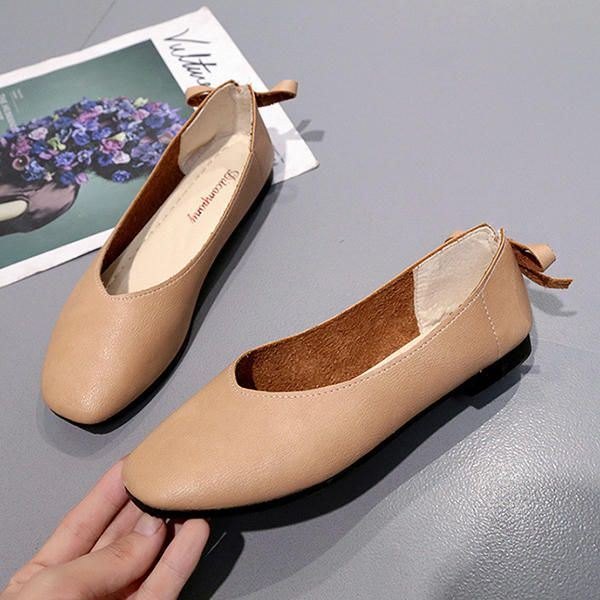 Damesko Bowknot Soft Casual Flats