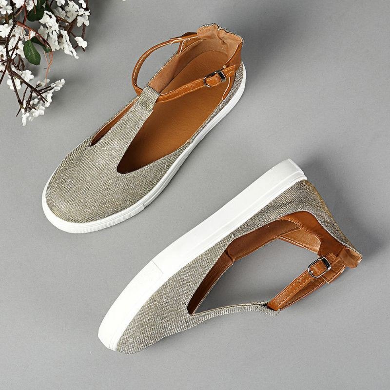 Damespenne Hollow Out Skateboard Flats Sko