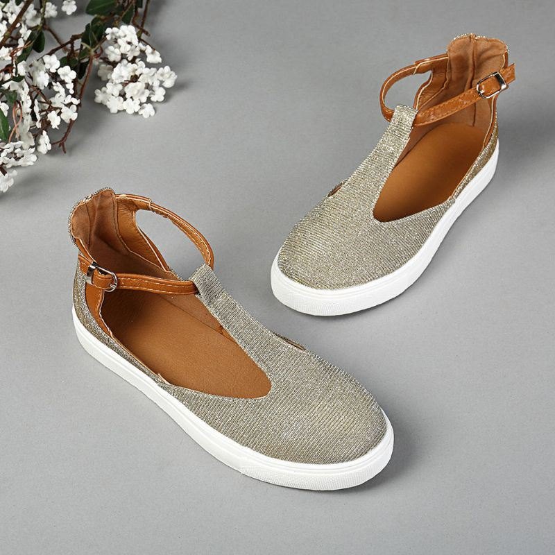 Damespenne Hollow Out Skateboard Flats Sko