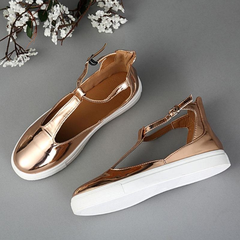 Damespenne Hollow Out Skateboard Flats Sko