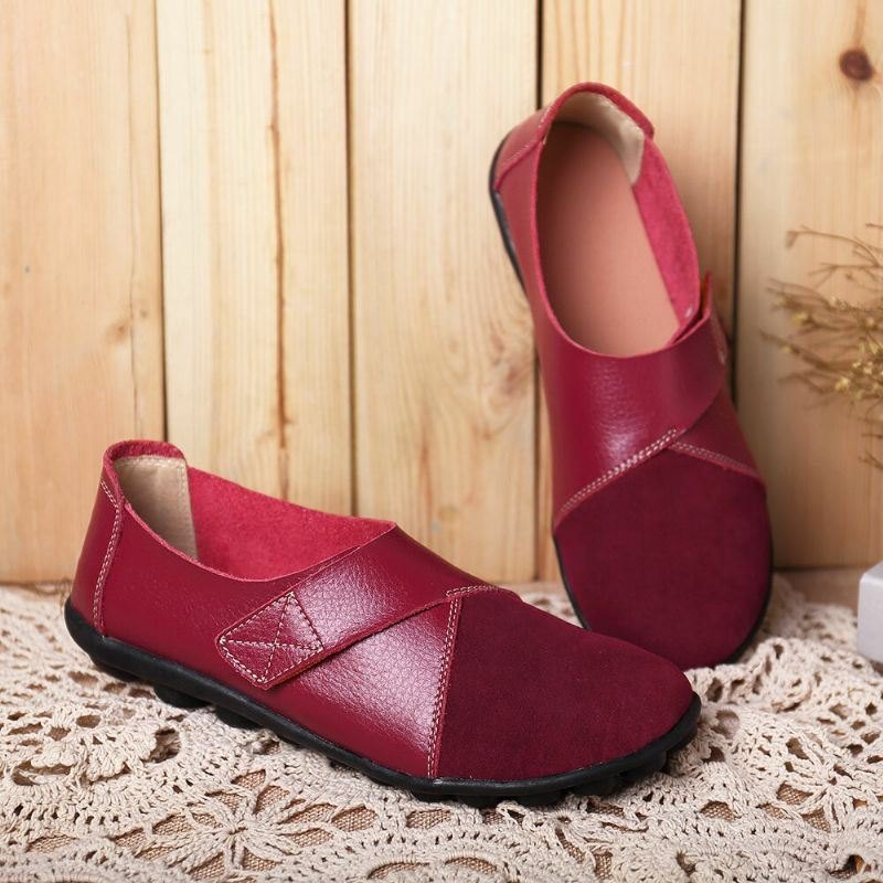 Flats Damesko Slip On Komfortable Loafers Sko