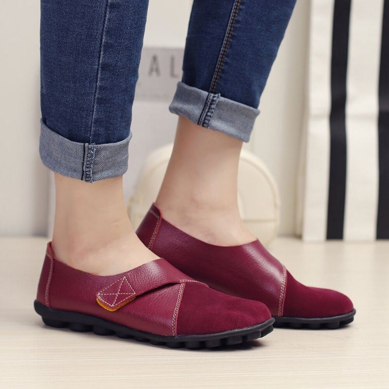 Flats Damesko Slip On Komfortable Loafers Sko