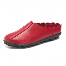 Komfortable Slip On Laciness Flat Loafers For Kvinner